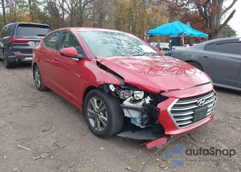 2018 Hyundai Elantra Sel z USA, uszkodzony, nr VIN 5NPD84LF7JH357195